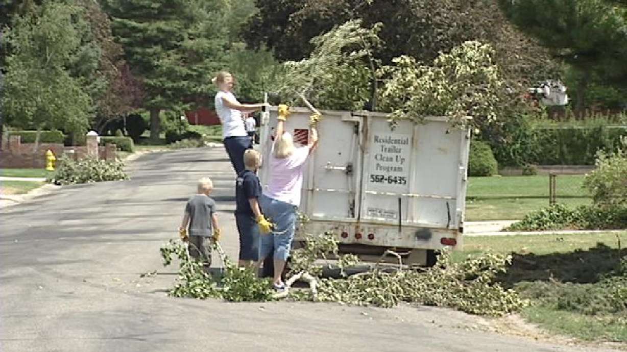 Storm Cleanup Continues a Week Later
