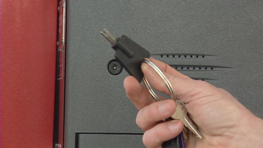 Each Maverick store has a unique key for its gas pumps. The company made the change after learning "skimming."