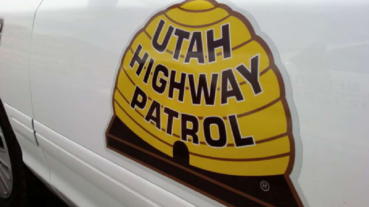 A Utah Highway Patrol vehicle is pictured. A Utah Highway Patrol deputy suffered minor injuries after they and a UHP trooper were hit by a car on Tuesday.