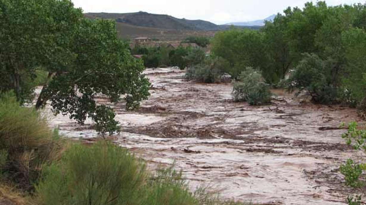 Flash Floods Hitting Utah's Dixie