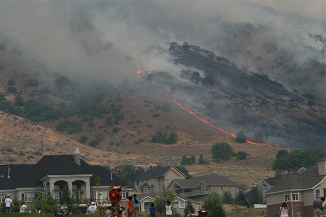 Fire Forces Evacuations in Cache County
