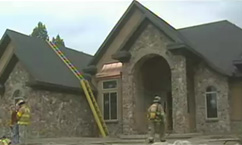 Crews Douse Fire at Home Under Construction