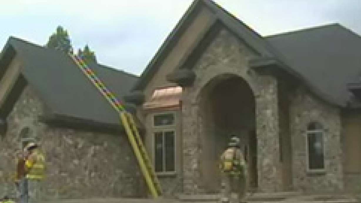 Crews Douse Fire at Home Under Construction