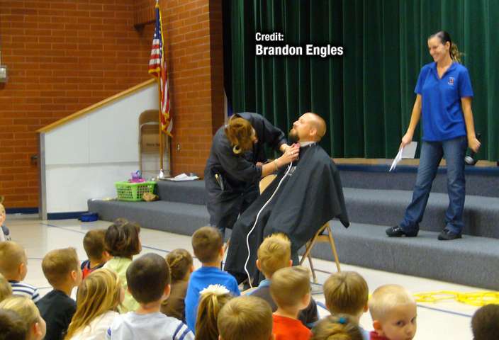 Scott Huntington at a fundraiser