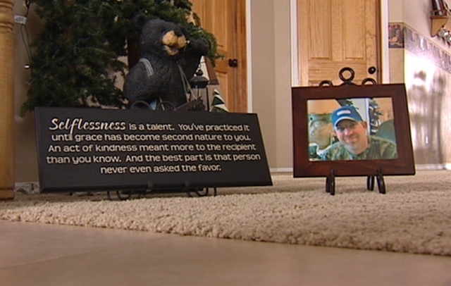 Engraved on a plaque in the Rose home is Jeremy's horoscope at the time he died