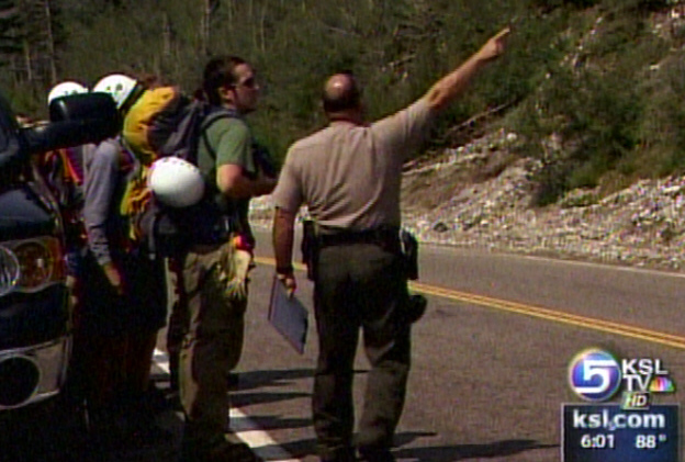 Climber Falls in Little Cottonwood Canyon