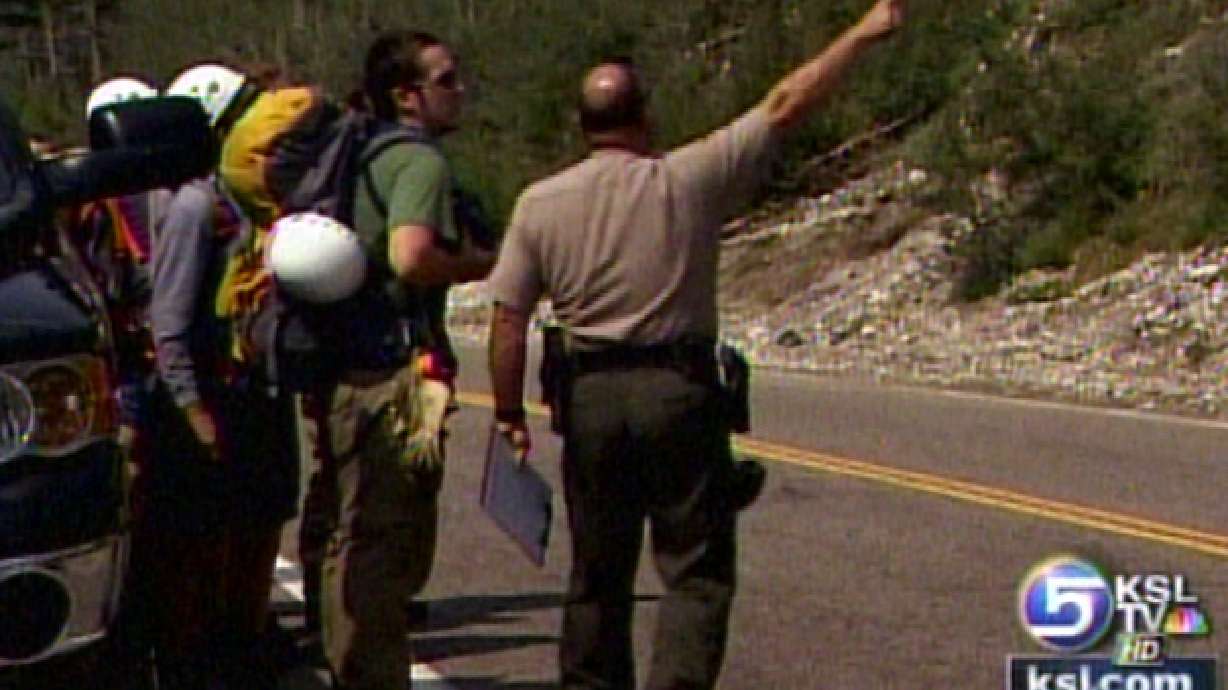 Climber Falls in Little Cottonwood Canyon