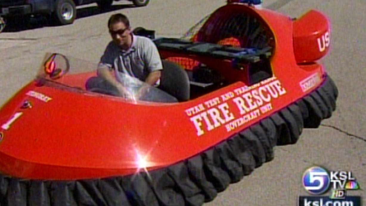 Hovercrafts Being Used for Rescue Operations