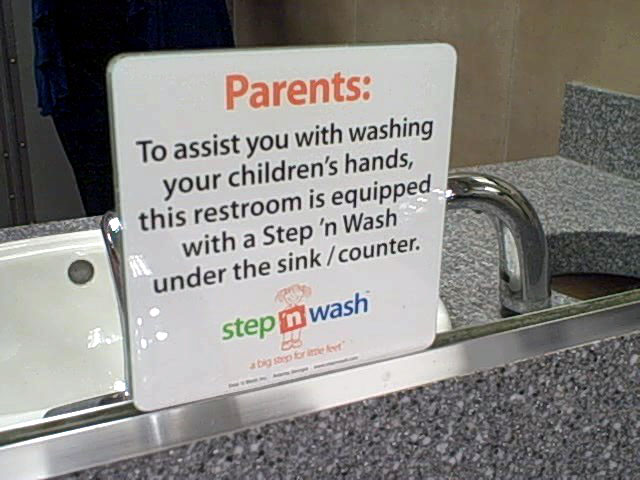 New tool helps kids wash hands in public restroom