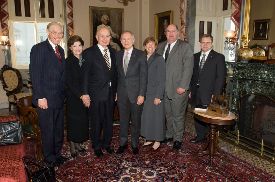 Church leaders present Michelle Obama with family history