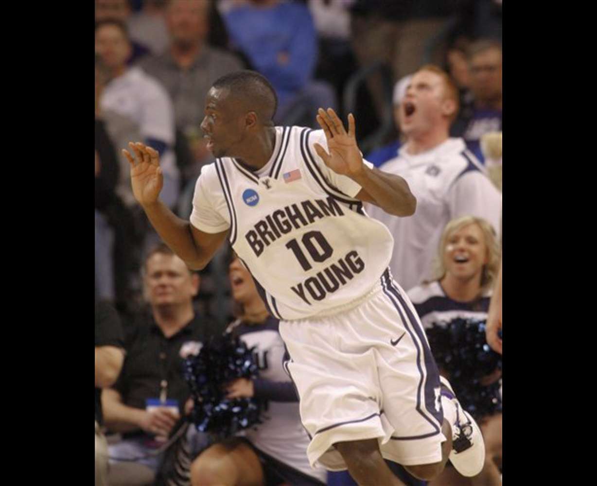 BYU's Michael Loyd scored 26 points off the bench in the Cougars' first round victory over Florida. (AP Photo/Sue Ogrocki)
