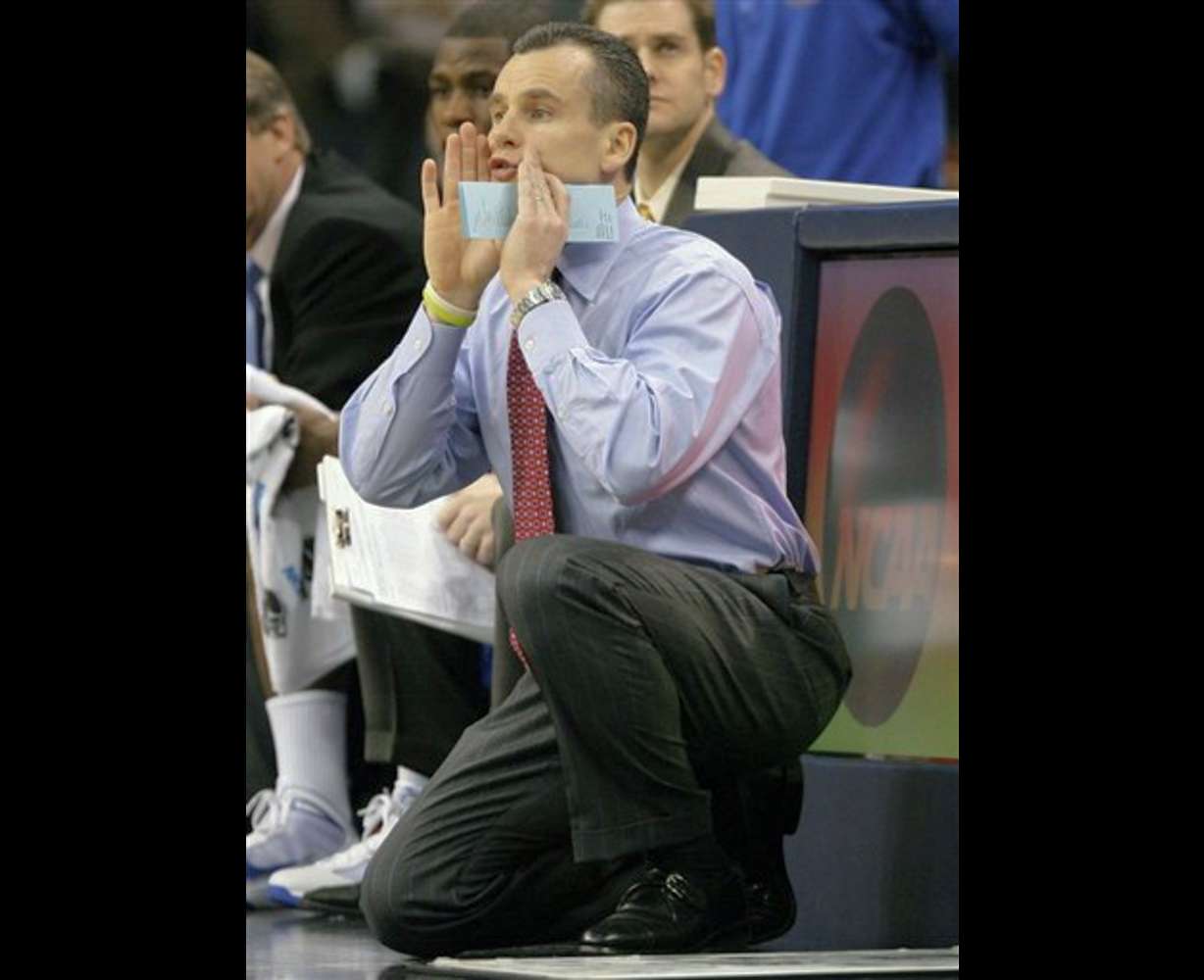 Florida head basketball coach Billy Donovan. (AP Photo/Tony Gutierrez)