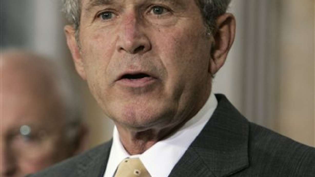 Governor Updates Pres. Bush on Search for Miners