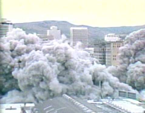 Demolition of the Newhouse Hotel