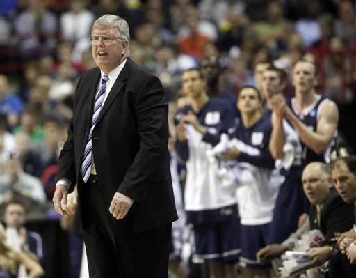Utah State Head Coach Stew Morrill. (AP Photo/Rajah Bose)
