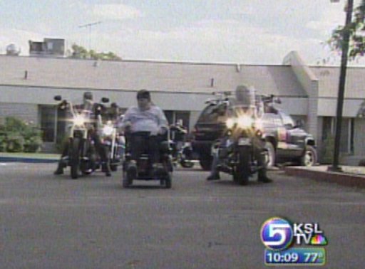 Motorized Wheelchair Gets the Harley Davidson Touch