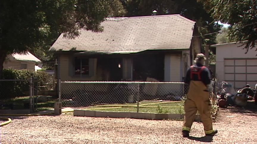 Fire Destroys House in West Valley City