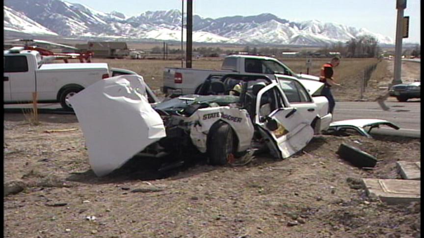 Trooper Who Crashed into Car was Suspended for One Week