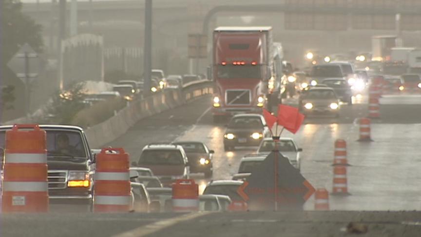 Construction Slowing Traffic on I-80