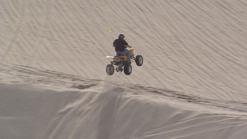 ATV training set at Little Sahara