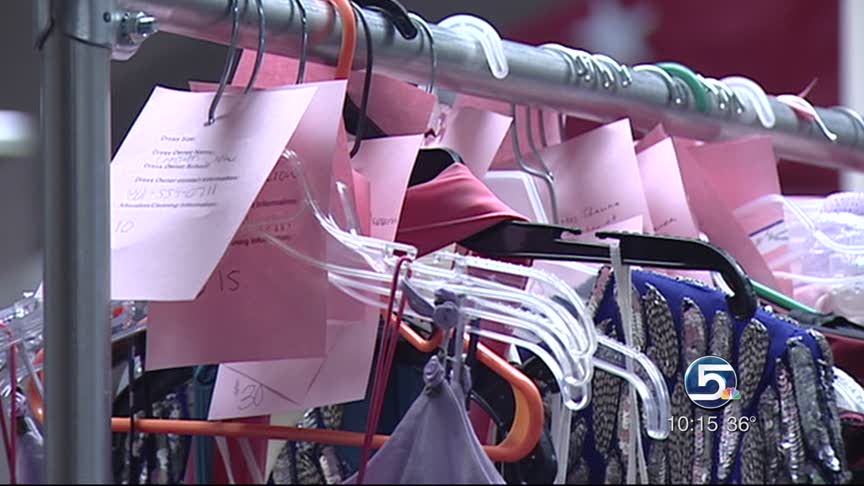 Teens create dress exchange for formal gowns