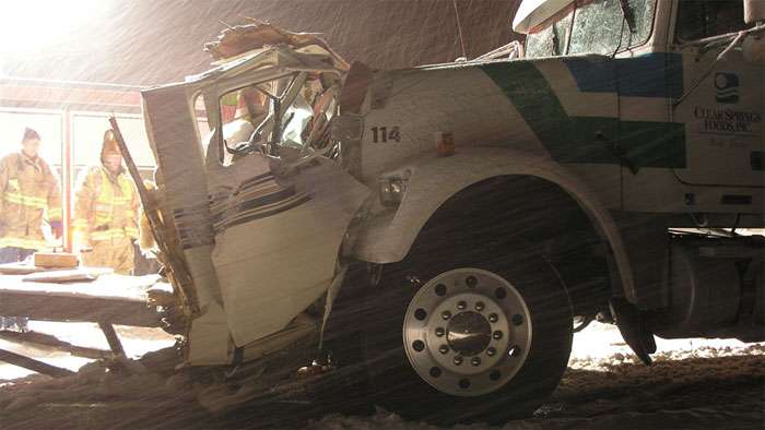 The driver of a semi truck was passing a car in Spanish Fork Canyon when it collided head-on with a motorhome.