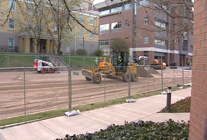 Westminster students protest campus parking lot
