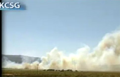 Wildfire Burning in Southern Utah