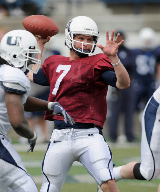 USU senior quarterback Jeff Fischer