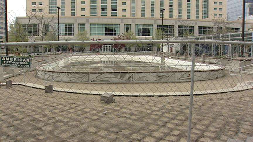 Gallivan Plaza is also undergoing a transformation this summer.