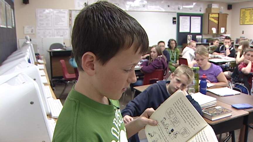 Chandler Clayson jumped nine reading levels over a just few months.