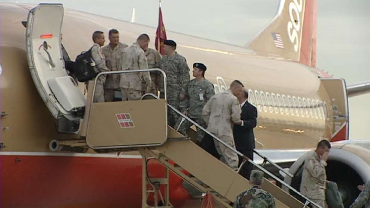 Recently Returned Soldiers Support Mission in Iraq