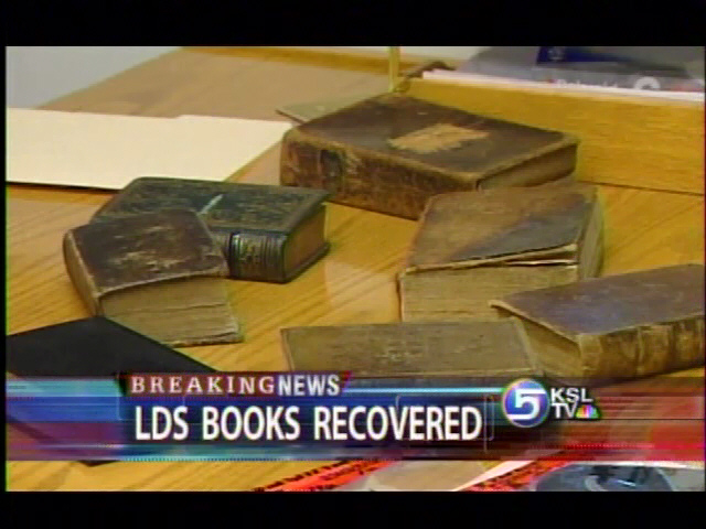 Stolen Books Recovered