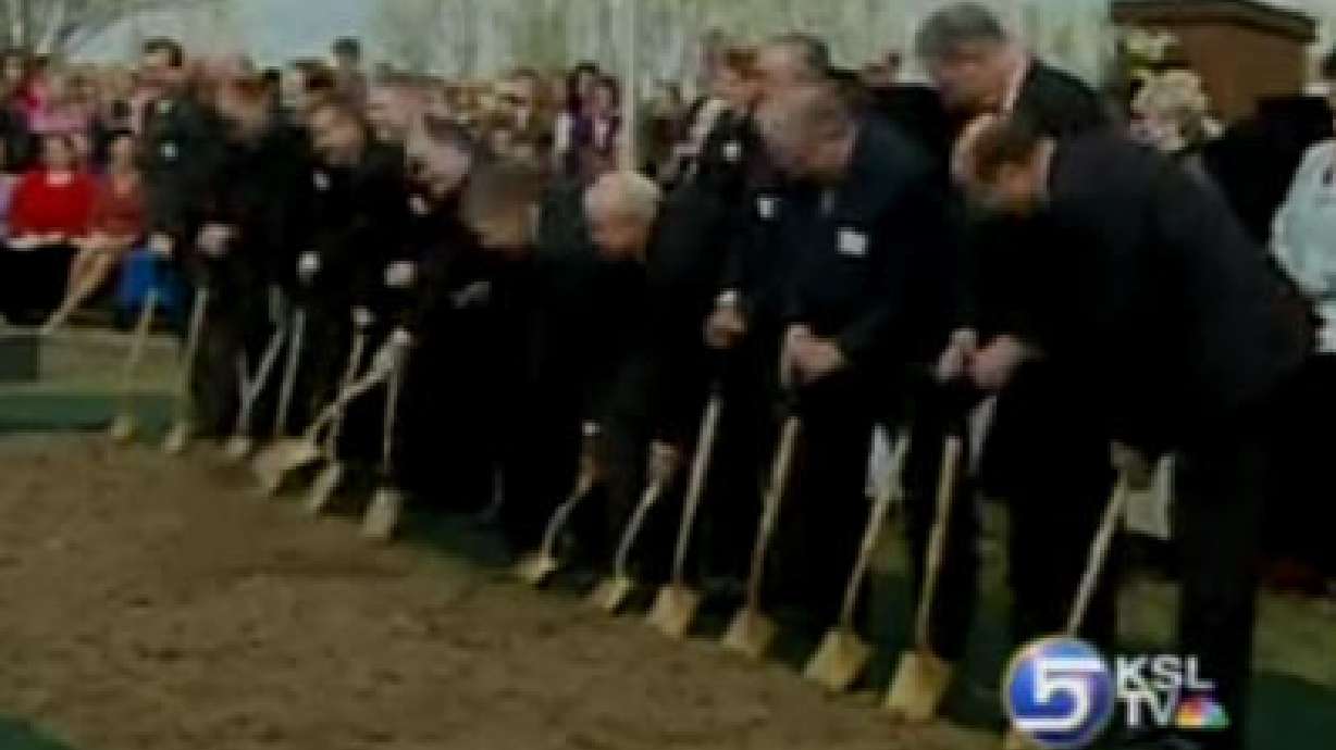 Groundbreaking for Twin Falls LDS Temple