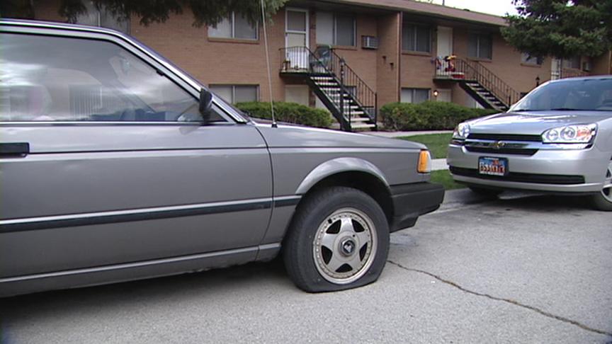 Tires Slashed On 140 Cars