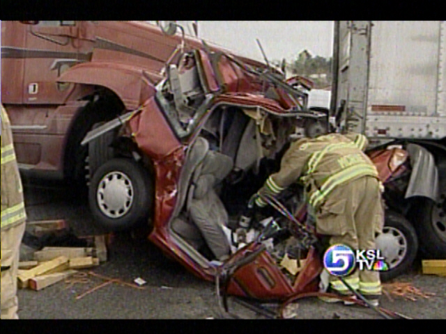 Fallen BBQ Leads to Horrific Crash on I-15