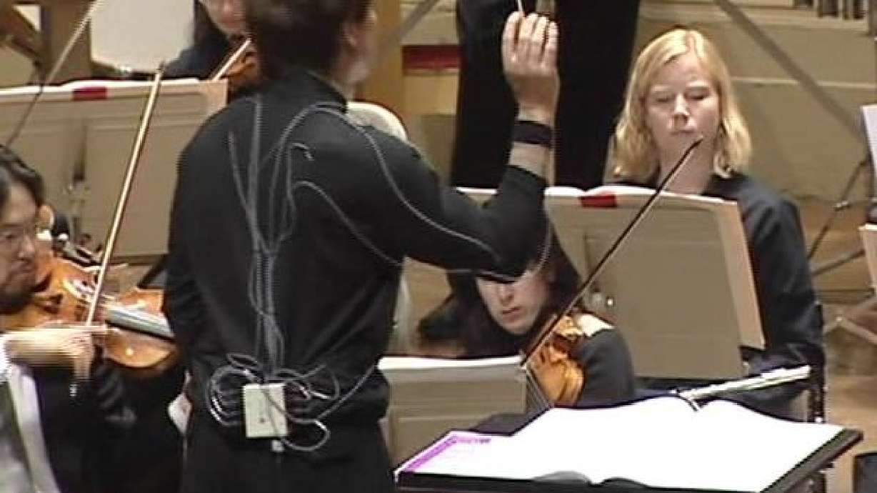 Symphony Conductor Gets Wired for Research