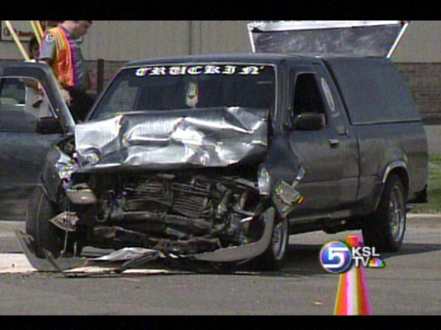 Three Cars Wreck in Salt Lake