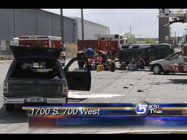 Three Cars Wreck in Salt Lake