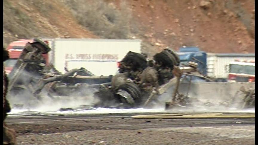 Hwy. 6 Reopens After Tanker Crashes and Burns
