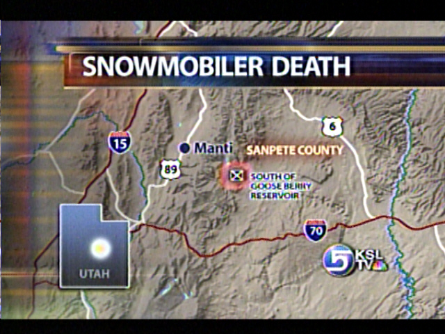 Snowmobiler Falls to His Death