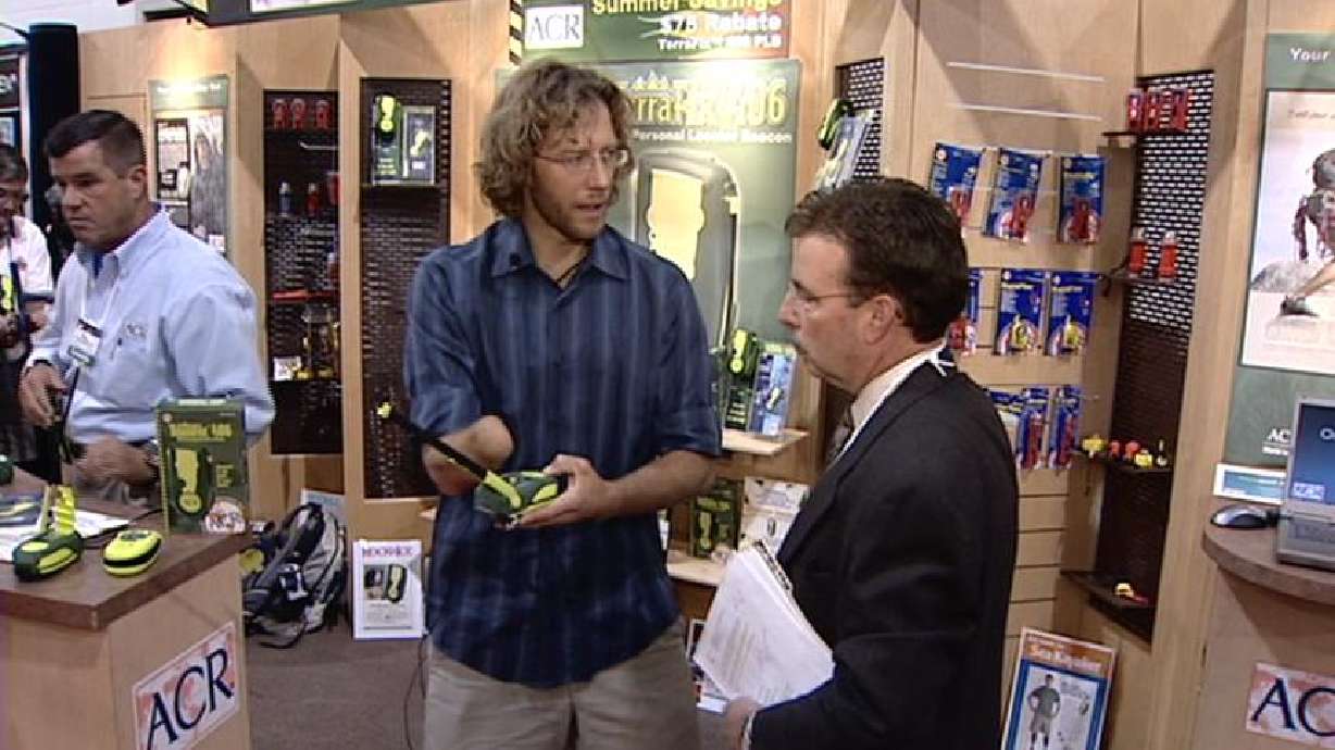 Aron Ralston Promoting Products at Outdoor Retailer Show