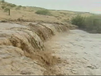 Heavy Rain Showers in Arizona Causes Flooding Near St. George