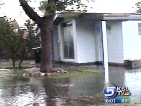 Storm Soaks Salt Lake Valley