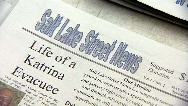 Street newspaper gives new life, hope to homeless