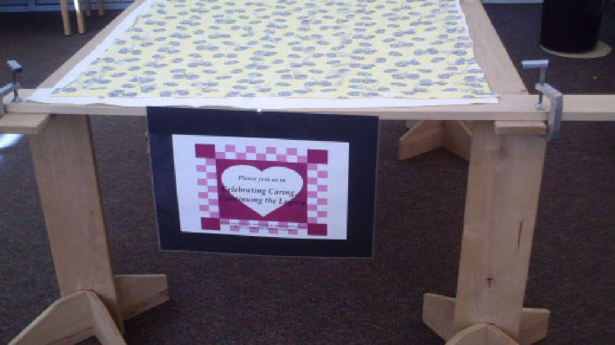 Tired of waiting at the doctor's office? Why not quilt?