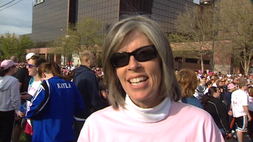 Linda Hill, honorary chair of the 2010 Susan G. Komen Race for the Cure