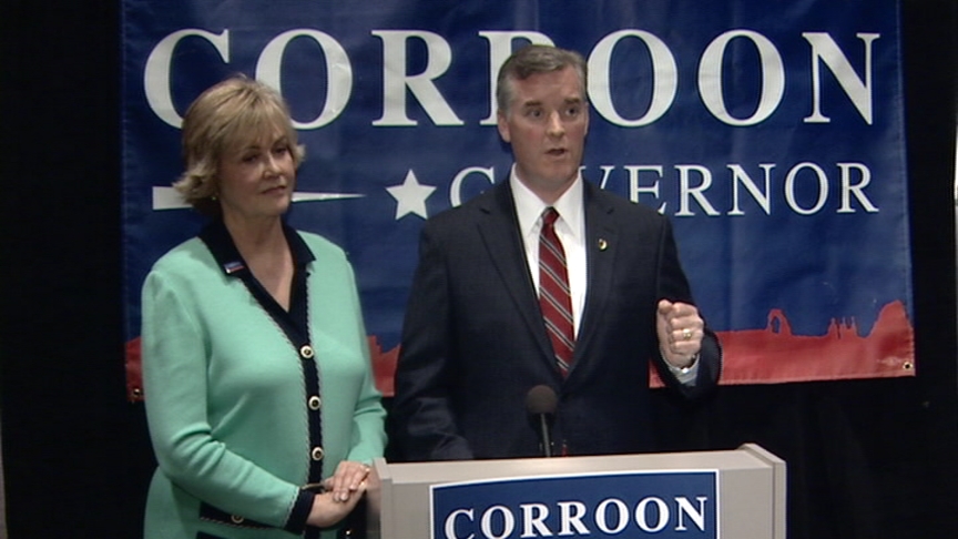 Democrat Peter Corroon and Republican Sheryl Allen
