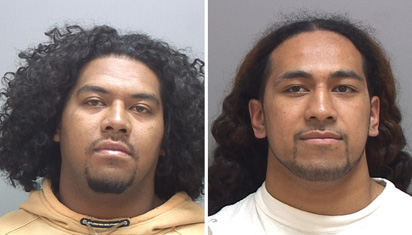 Mataika Tuai, left, and Kepa Maumau, right, are two of the 17 gang members indicted.