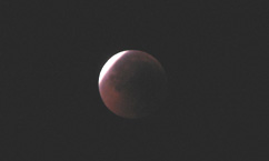 Rare Red Moon Hovered Over Utah